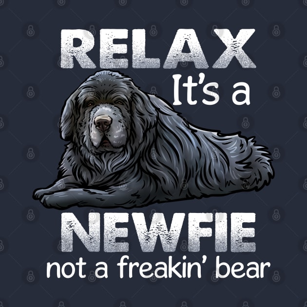 Relax It's A Newfie by AngelFlame