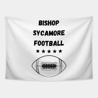 Bishop Sycamore Football (black logo) Tapestry