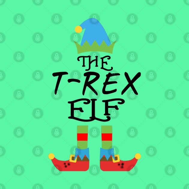 The TRex Elf Matching Family Group Christmas Party by CareTees