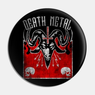 Death Metal Pin