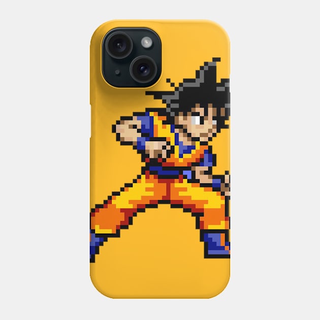 Goku Pixels Phone Case by JustDessert