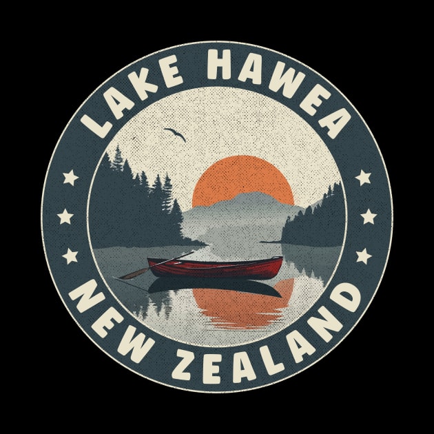 Lake Hawea New Zealand Sunset by turtlestart