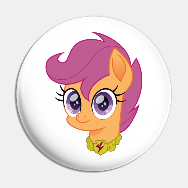 Scootaloo Element Pin by CloudyGlow