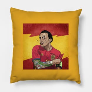 Football Art - Salvador Dali - Absurdist GOAT Pillow