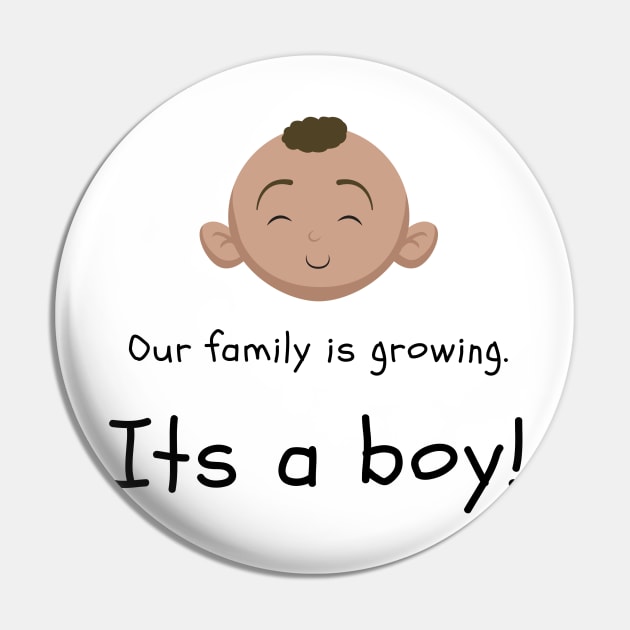 Love this 'Our family is growing. Its a boy' t-shirt! Pin by Valdesigns