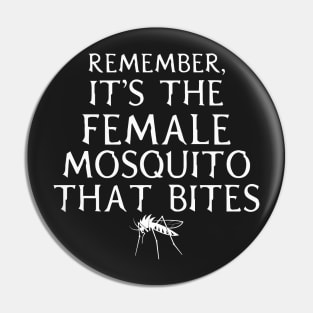 It's the Female mosquito that bites Pin