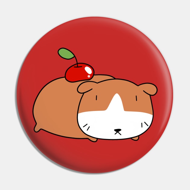 Cherry Guinea Pig Pin by saradaboru