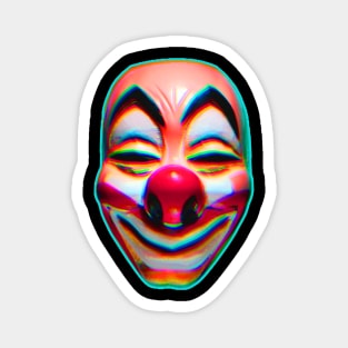 Creepy Clown Mask Magnet