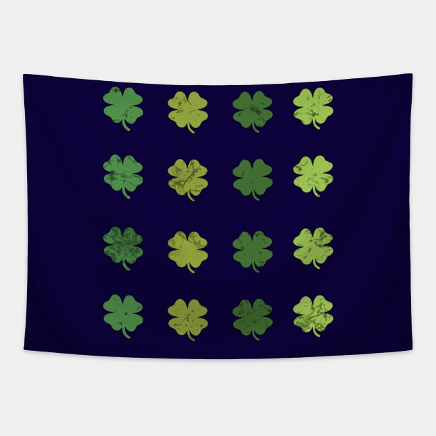 Irish Pride Shamrock Saint Patrick's Day Tapestry by Scar