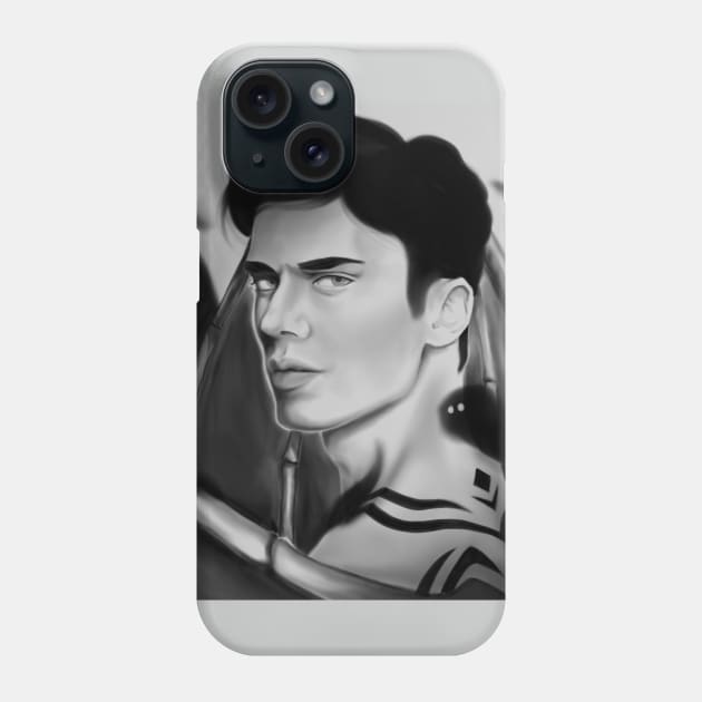 Azriel Shadow singer Phone Case by EmilieZaenker