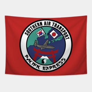 The PARANOIA CIA Airlines Collection: Southern Air Transport: Pacific Express Tapestry