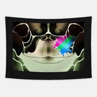 Polysexual Sea Turtle Face Tapestry