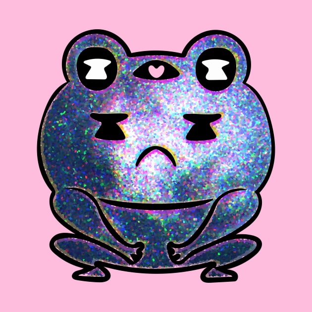 Kawaii Galaxy Space Frog by Nicheek