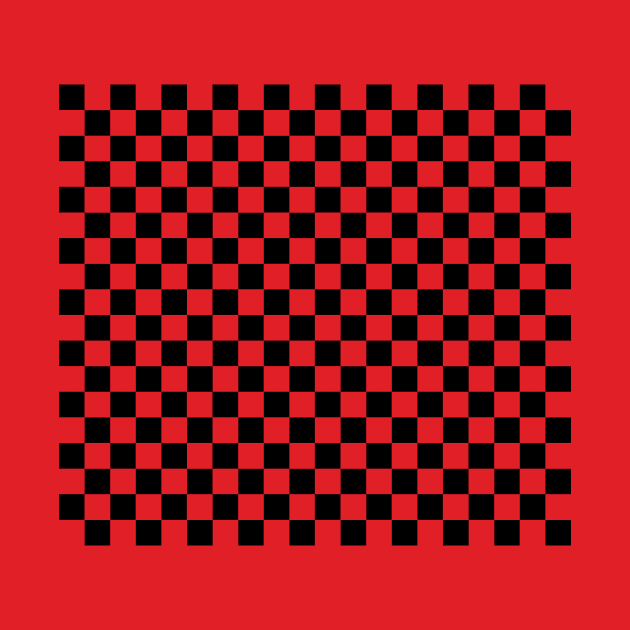 Red and Black Checkerboard by DCLawrenceUK