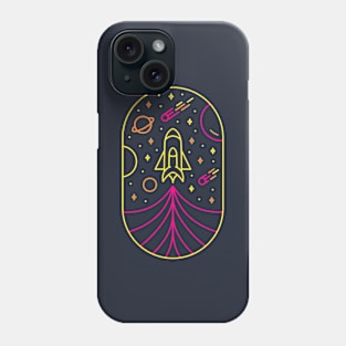 Rocket Journey Into Space 1 Phone Case