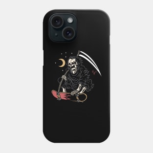 Skate or Die, Skater Skull, Skater Skeleton Phone Case