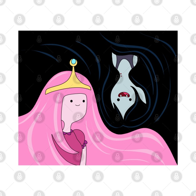 Princess Bubblegum and Marceline by valentinahramov