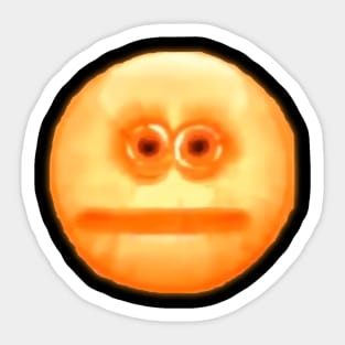 Cursed Emoji Sticker for Sale by disco-time