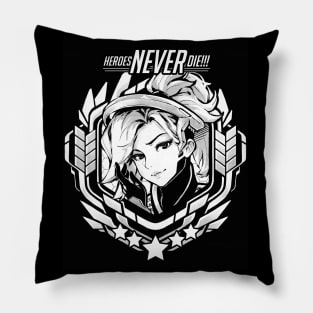 Mercy "Heroes Never Die!!" Pillow