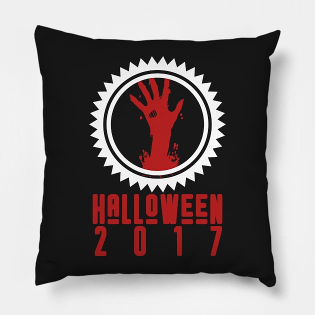 Hipster Halloween Pillow by BavarianApparel