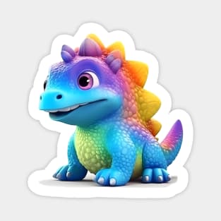 Cute Baby Dinosaur Magnet