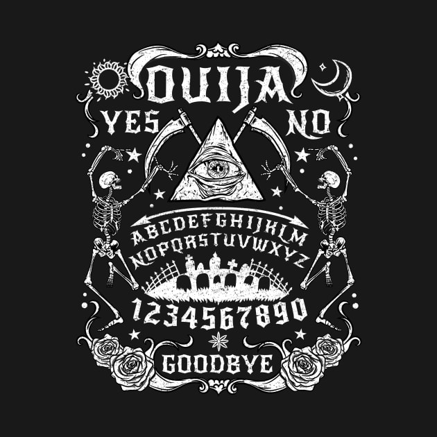 Satanic Ouija Board - Witchcraft Occult Gift by biNutz