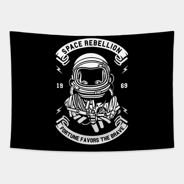 Space Rebellion Tapestry by Z1