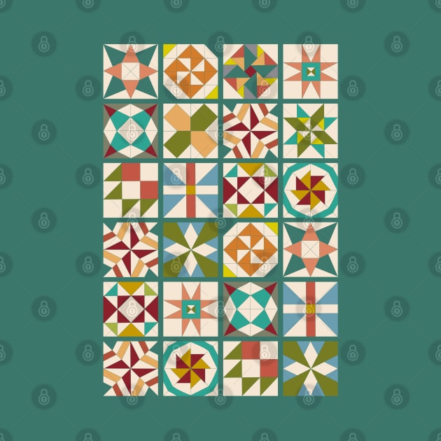 All-Over Quilt Print by Slightly Unhinged