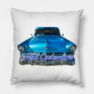 1955 Ford Customline 2 Door Hardtop Pillow