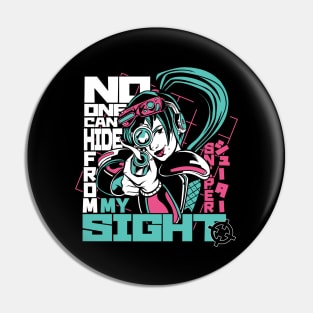 Sniper Girl Anime Manga Pin