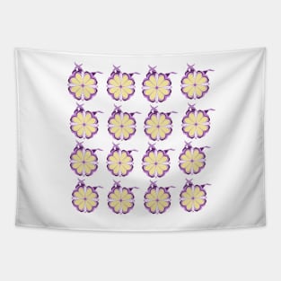 Yellow Flower Power Tapestry