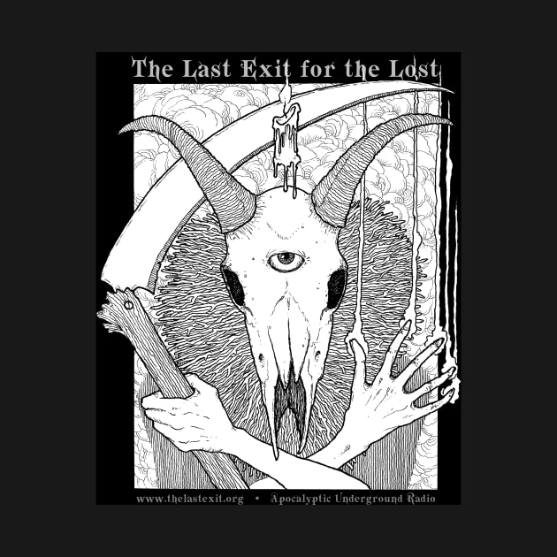 Last Exit Goat Skull Scythe by TheLastExit