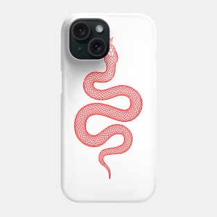 Snake Illustration minimalist aesthetic Phone Case