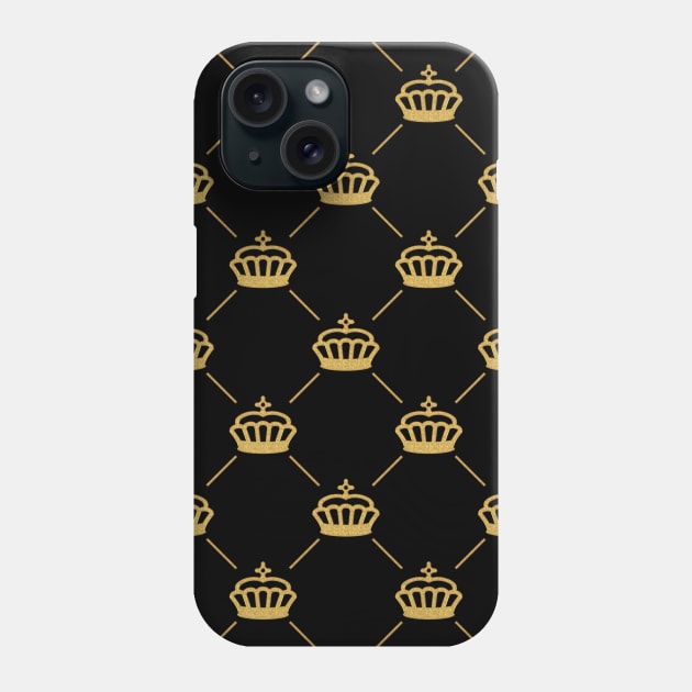 Gold Crown Phone Case by designgoodstore_2