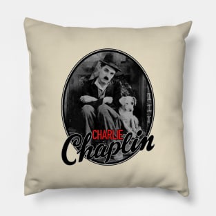 Charlie Chaplin: A Dog's Life Pillow