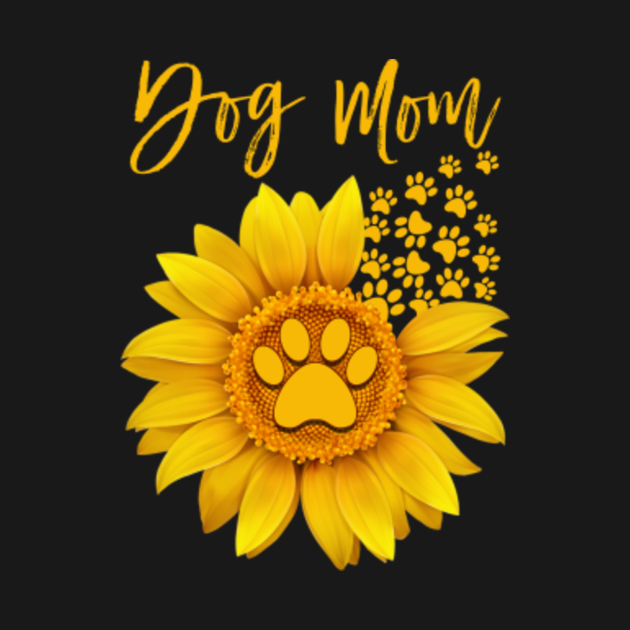 7372 Dog Mom Sunflower Svg SVG PNG EPS DXF File