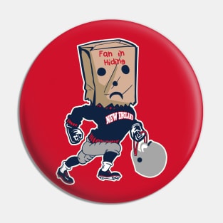 New England Fan In Hiding Pin