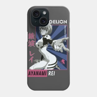 Rei Ayanami Retro Art V2 | IKIGAISEKAI Phone Case