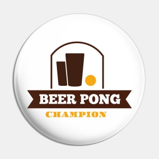 Beer pong champion Pin