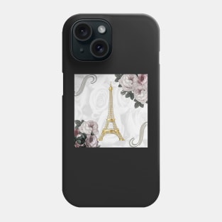 Paris Eiffel Tower French Vintage Shabby Chic Design France Phone Case