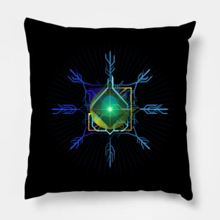 SNOWFLAKE FREEZE PORTAL BRIDGE 02 Pillow