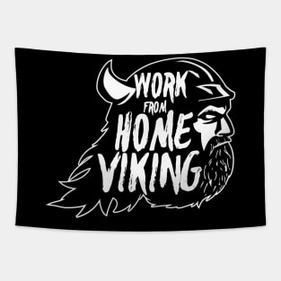 Work from Home Viking Warrior WFH Life Tapestry