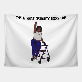 This Is What Disability Looks Like Walker Tapestry