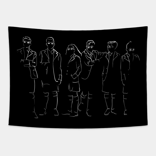 The First Umbrella Academy Tapestry by FortuneDesigns