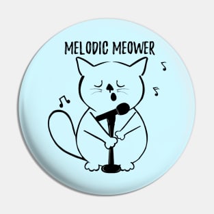 Singer gift / Cat Lover Gifts For Cat People / Singing Pin