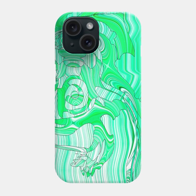 Digital abstract art 3.6 Phone Case by EpiPri