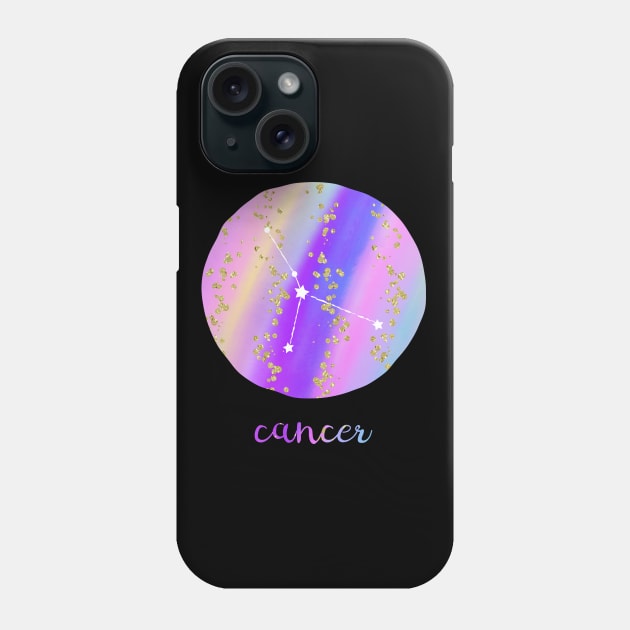 Cancer sign Phone Case by tortagialla