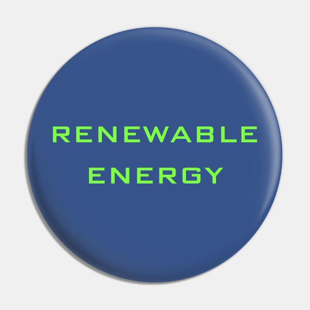 Renewable Energy Pin by CleanPower