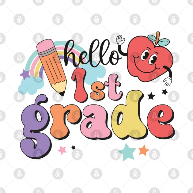 Vintage Hello First Grade by XOXO VENUS