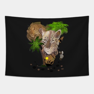 African Wildlife Tapestry